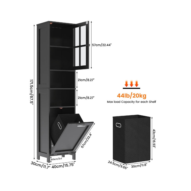 Freestanding Linen Cabinet