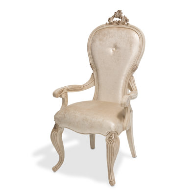 Platine De Royale Champagne Upholstered Arm Chair