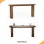 Table de vestibule en bois, console chic, table de canapé, table de vestibule