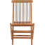 Chaise de patio pliante teck California