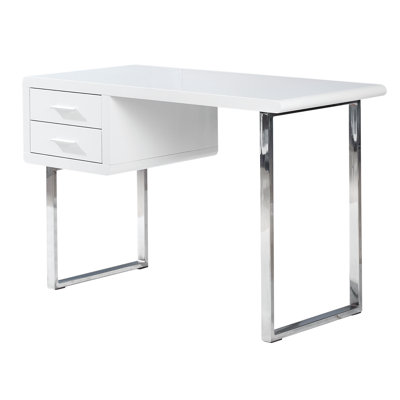 Kleio Solid Wood Base Writing Desk