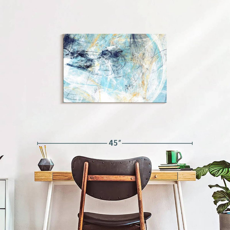 Dynamic Abstract Texture Canvas Print, 20" H x 30" W x 1.25" D