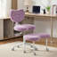 Fauteuil de méditation artificiel en poils de lapin plus, fauteuil à pattes croisées avec roulettes, fauteuil TDAH, fauteuil de bureau Criss-1705847753