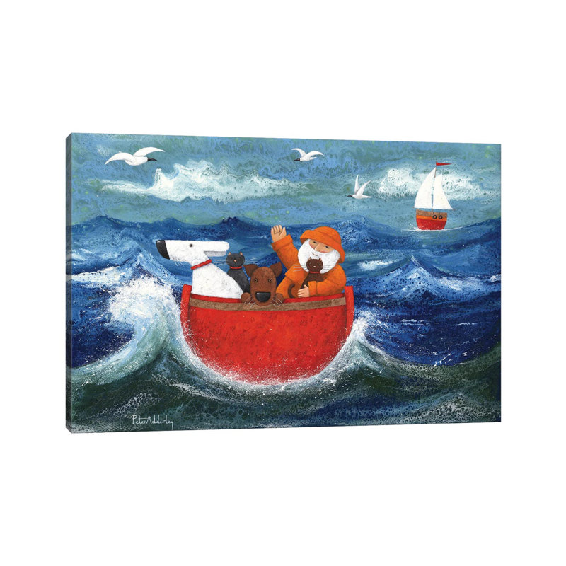 All Aboard by Peter Adderley - Wrapped Canvas Gallery-Wrapped Canvas Giclée, 152.5 cm H x 101.5 cm W