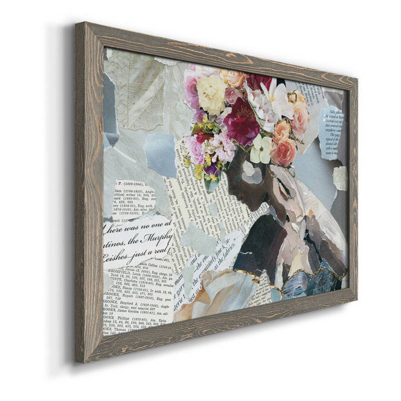 Contemplation II - cadre photo, impression sur toile, H 20 po x l 17 po x P 1,5 po, Toile avec cadre gris