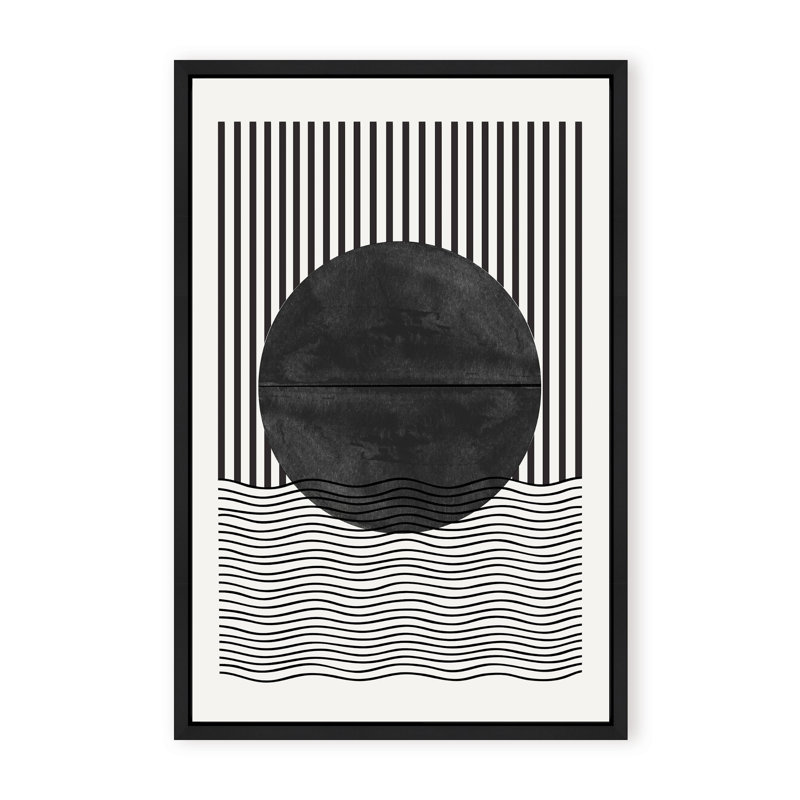 BaB No10. Print by The Miuus Studio, 48" H x 32" W x 1.125" D, Framed Print, Black
