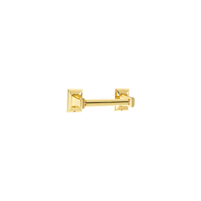 Wall Mounted Toilet Paper Holder, Polished Brass