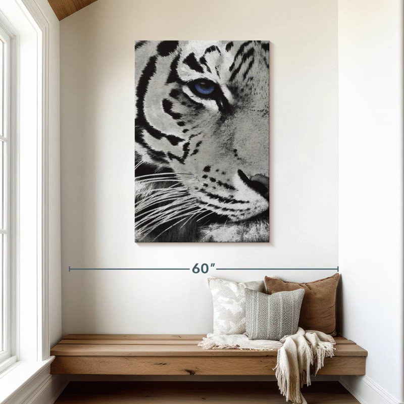 Oeil de tigre mauve I, H 45 po x l 30 po