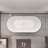 59'' x 28'' Freestanding Soaking Acrylic Bathtub