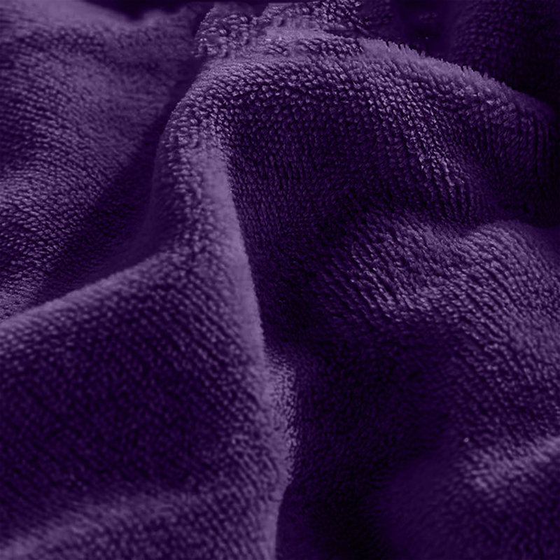 Luxury Sherpa Fleece Blanket – Soft, Warm & Cozy Reversible Throw For Bed & Sofa, Purple, 240cm x 200cm