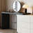 Makeup Vanity with Light mirror,6 drawers