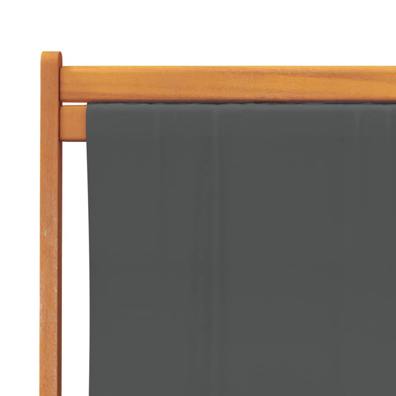 Chaise de plage Spada, Gris