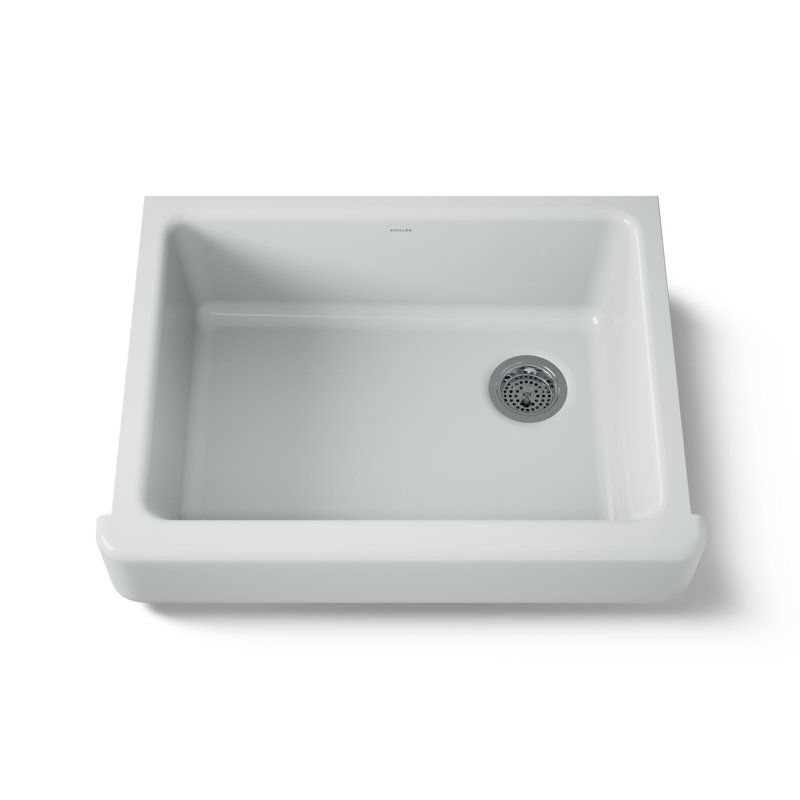 Whitehaven® 30" L x 22" W Farmhouse Kitchen Sink, Ice Grey