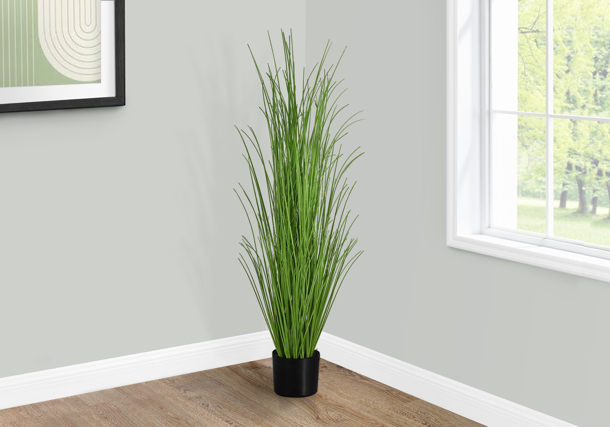 Primrue 47 25 Faux Grass Plant In Polypropylene Pp Pot Wayfair