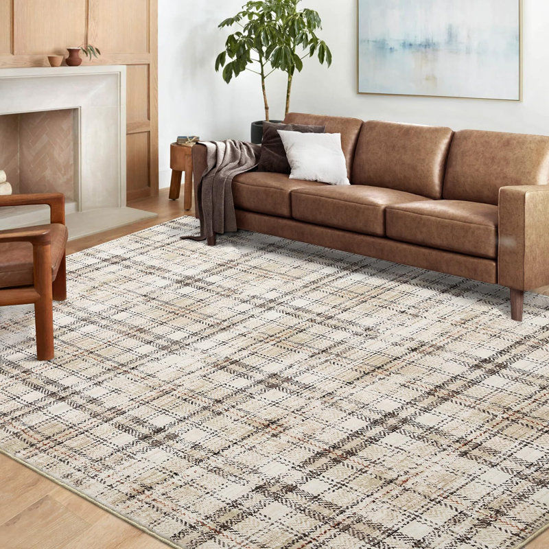 Tapis lavable pour salon, Rectangle 10 pi x 13 pi