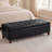 Loggins Faux Leather Upholstered Storage Bench-931415546
