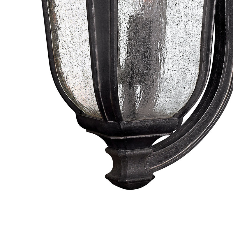 Trafalgar 3 - Light Outdoor Wall Lantern, No, Museum Black, Incandescent