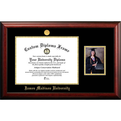 Cadre photo à diplôme en relief james madison university