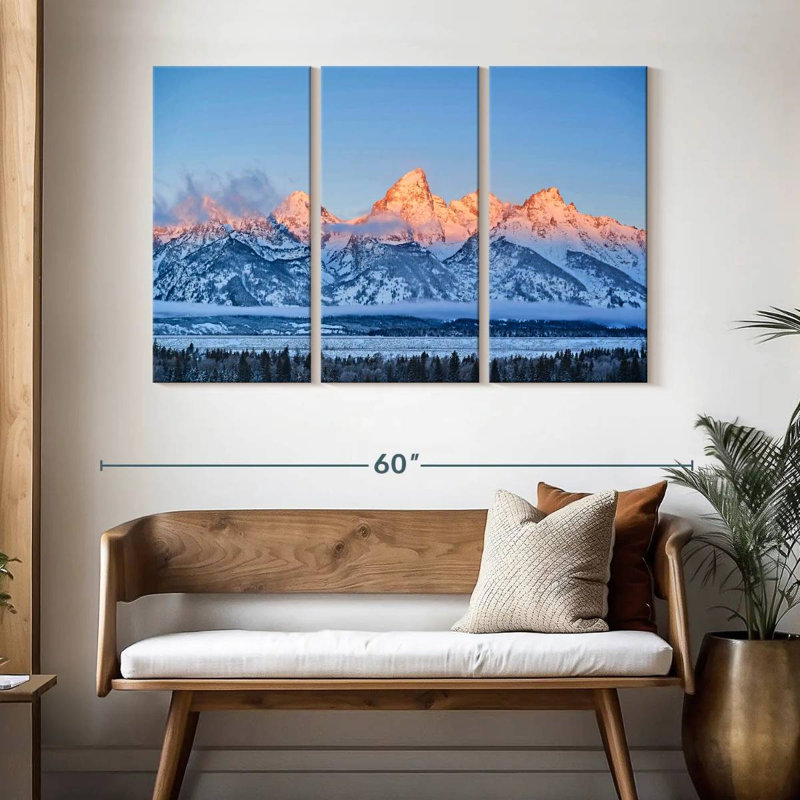 Grand Tetons Alvord Frozen, H 32 po x l 50 po