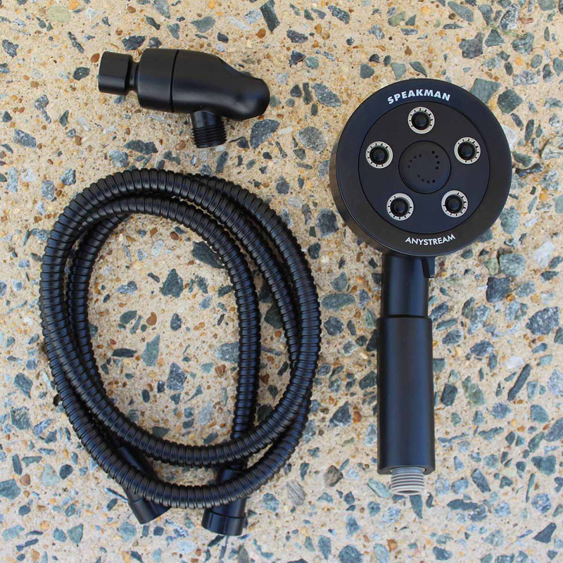 Neo 2.5 GPM Multi-Function Handheld Shower Head, Matte Black