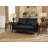 58" Faux Leather Square Arm Loveseat-1591697348