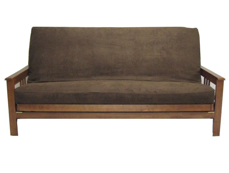 Housse pour futon à coussins carrés, H 54 po x l 75 po x p 9,5 po