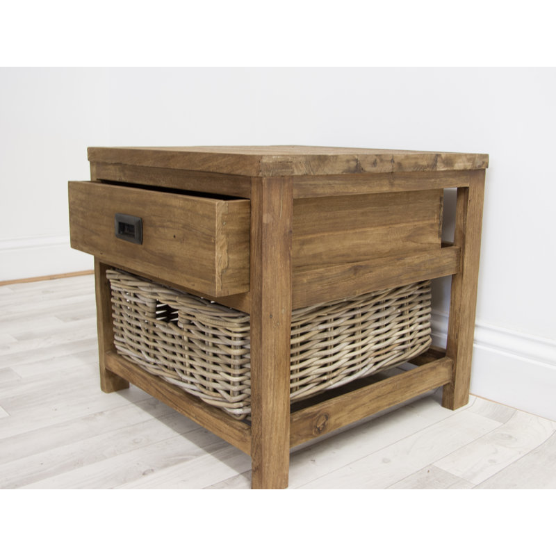 Keith Solid Wood End Table