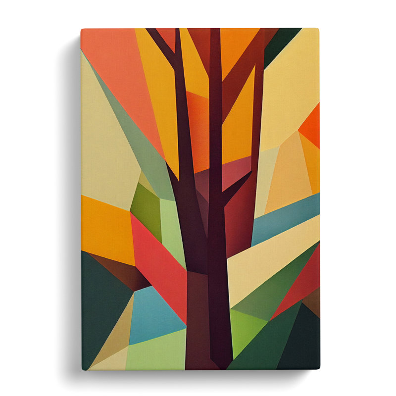 Tree Abstract Block Vol.1 - Wrapped Canvas, 50cm H x 35cm W x 3cm D