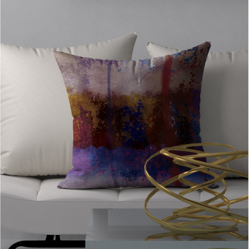 Reversible Throw Pillow, 18" x 18"