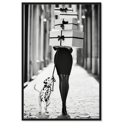 City Dalmatian Canvas by Art Remedy