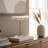 Valencia-Inspired Selenite Decorative Object with Metal Accents and Acrylic Base - Modern Mineral Display for Elegant Home Decor-399357416