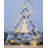 Sallisaw Metal Christmas Silhouette with LED String Lights