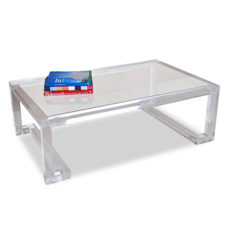 Ava Glass Top Coffee Table