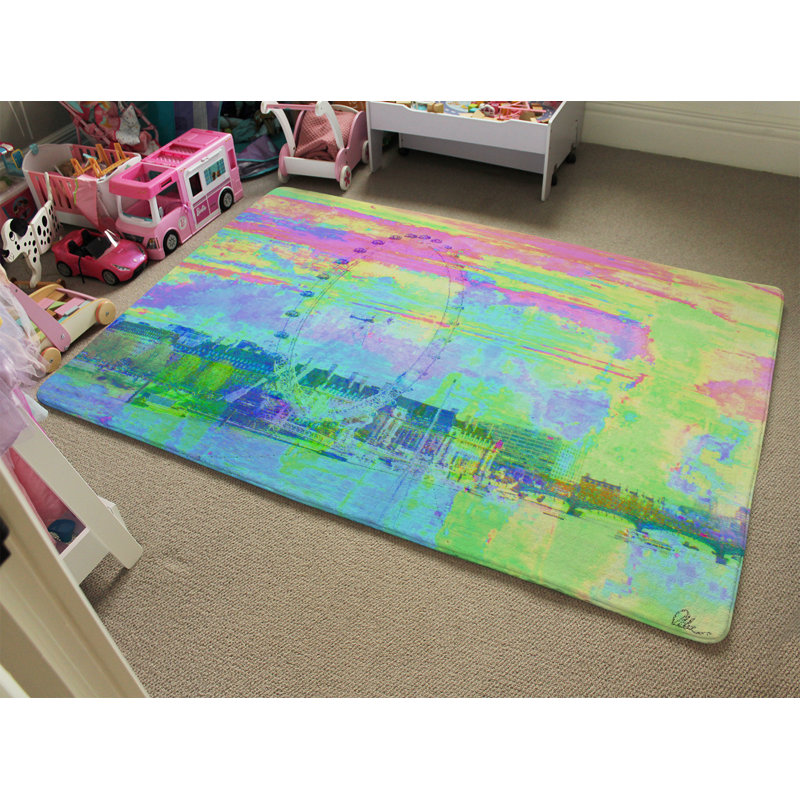 Thomas Shag Area Rug, Rectangle 60 x 110cm