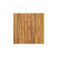 Ensemble de conversation en bois d'acacia avec accents en rotin