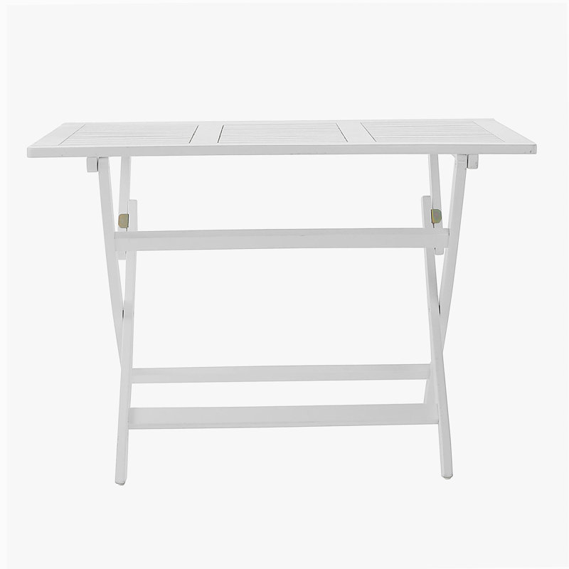 Table pliable Positano 43,5 po, Blanc