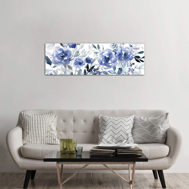 Painters Field Of Flowers by Carol Robinson - Wrapped Canvas Panoramic Painting, 152.4 cm H x 50.8 cm W x 1.91 cm D
