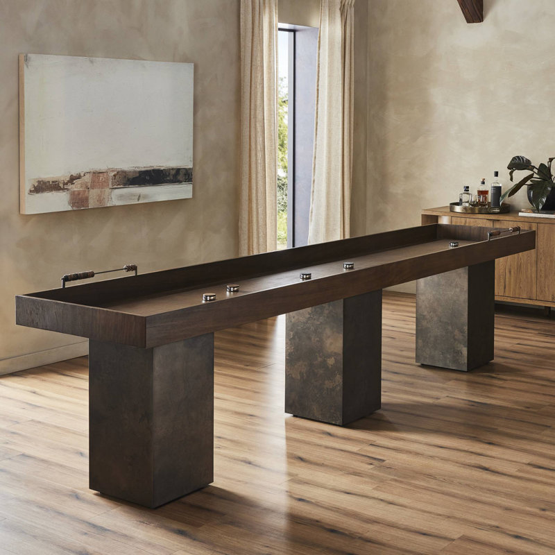 Shuffleboard Table-Natural Brown Guanacaste