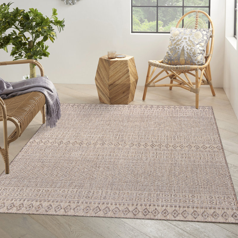 Tapis intérieur / extérieur Avelie, Rectangle 5 pi 3 po x 7 pi 6 po