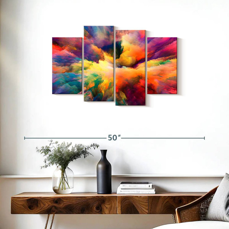 Nuage de couleur abstraite Avery