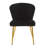 4 Piece Modern Tufted Velvet Wingback Side Chair with Metal Legs-1387768402