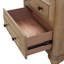 Table de chevet 2 tiroirs avec finition sable