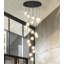 Lustre en cristal noir à 20 niveaux pour escaliers de salon Feinstein-613858852-613858850-613858855