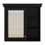 Armoire à pharmacie de salle de bain 30 po x 28 po, organisateur de rangement mural à miroir avec tablettes réglables, armoire de rangement au-dessus de la toilette-197536716