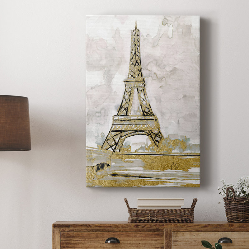 Tour Eiffel Glitz - galerie Cavas sur mesure, H 18 po x l 12 po