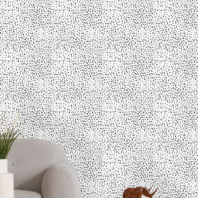 Aqsaa Peel & Stick Polka Dots Roll