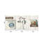 laundry room decor Pictures Wash Dry Fold Laundry Decor Signs Laundry Wall Decor Framed Canvas Wall Art 12x16inchx3 Piece (Brown)
