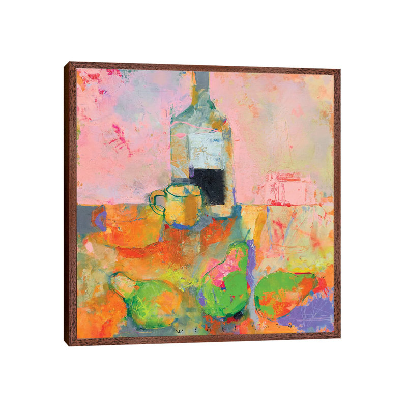 Three Pears by Viktor Sheleg - Gallery-Wrapped Canvas Giclée on Canvas, 45.72 cm H x 45.72 cm W, Classic Wood Framed