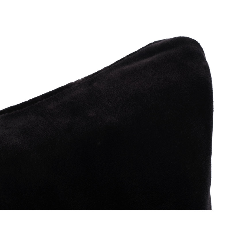 Cashmere Feeling Square Cushion, Black