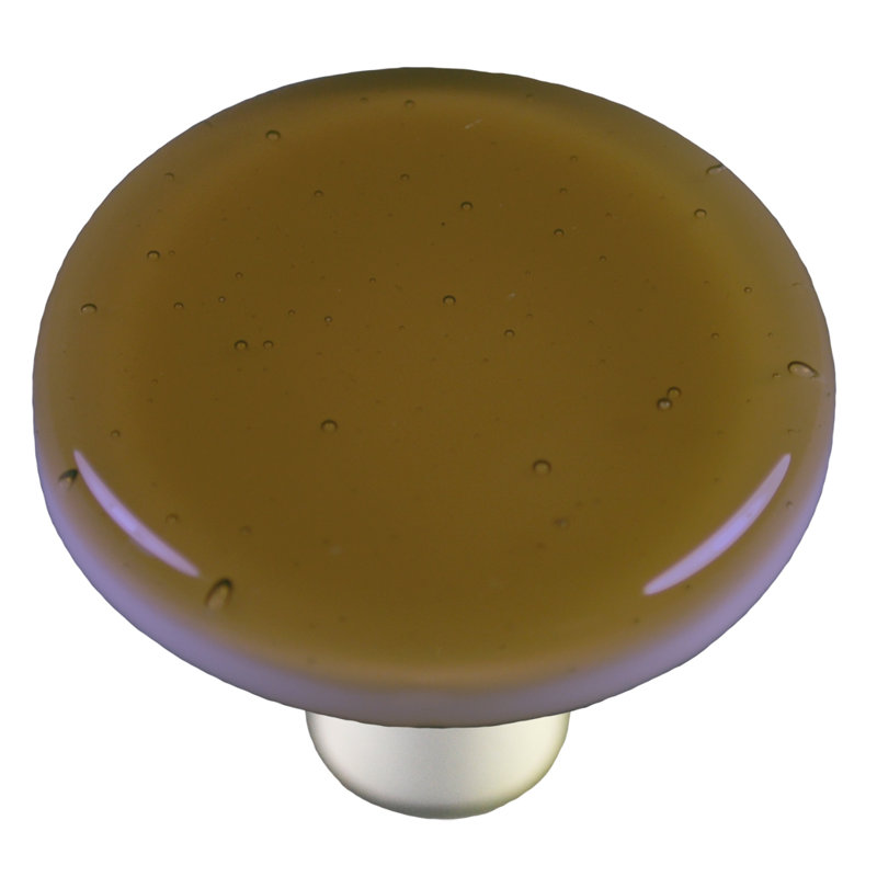 Poignée champignon de 1,5 po de diamètre Solids, Noir, Bronze clair